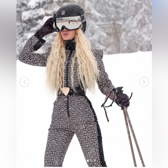 BALMAIN SKI POLES LIMITED EDITION NEW WITH TAGS Telescopic Adjustable poles - Picture 9 of 16